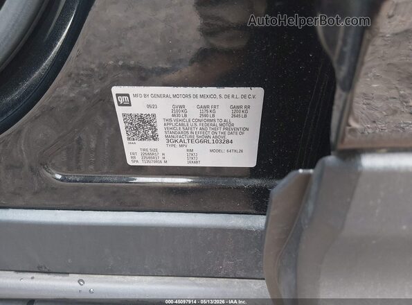 3GKALTEG6RL103284 2024 GMC TERRAIN Black Շարժիչի բաժամունքի տեսք