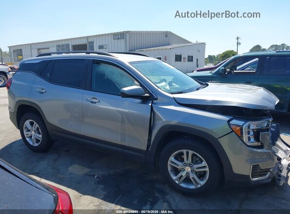 3GKALTEG7PL225942 2023 GMC TERRAIN Gray Rear interior view