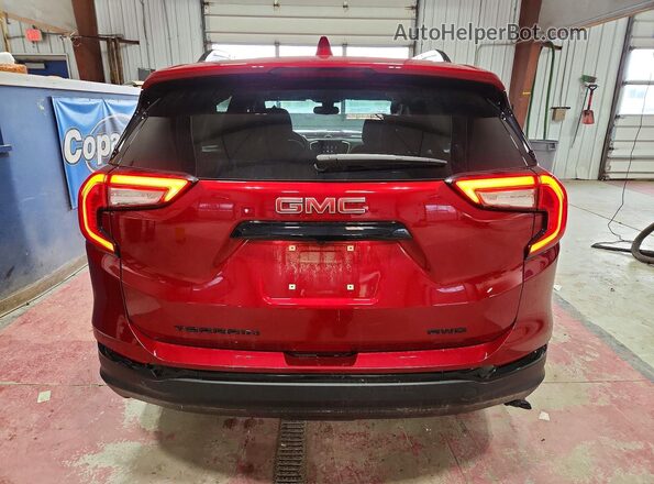 3GKALTEG7RL143468 2024 GMC TERRAIN Red Widok z tyłu
