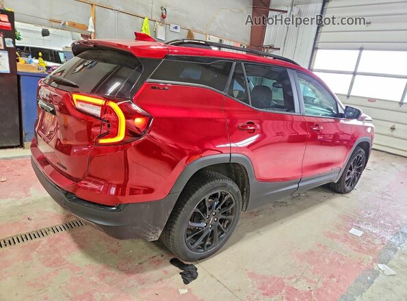 3GKALTEG7RL143468 2024 GMC TERRAIN Red Tył prawy