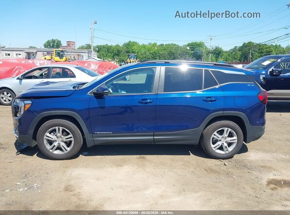 3GKALTEG8PL144335 2023 GMC TERRAIN Dark Blue Սալոնի 360 աստիճան տեսք