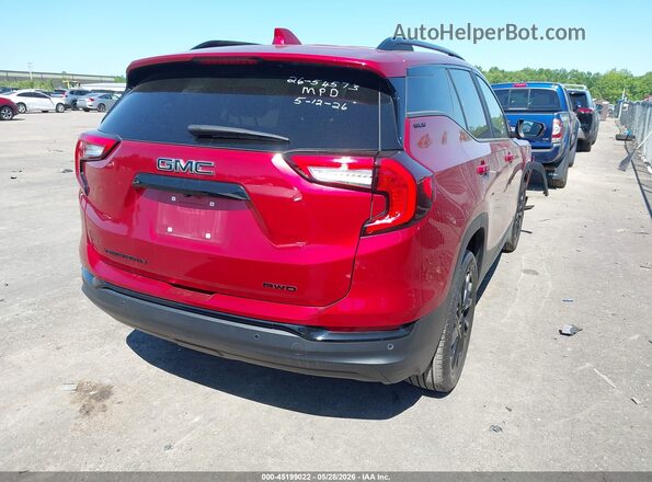 3GKALTEG8PL204646 2023 GMC TERRAIN Red უკანა მარჯვენა