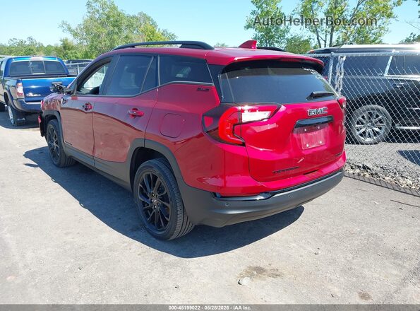 3GKALTEG8PL204646 2023 GMC TERRAIN Red უკანა მარცხენა