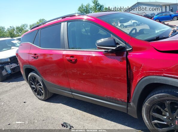 3GKALTEG8PL204646 2023 GMC TERRAIN Red უკანა სალონის ხედი