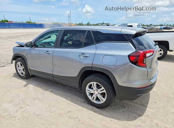 3GKALTEG8RL390210 2024 GMC TERRAIN Серебряный Задняя левая четверть