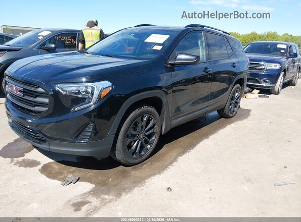 3GKALTEV0LL228013 2020 GMC TERRAIN Black Передня ліва чверть
