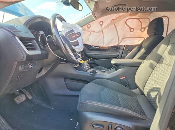 3GKALTEV2LL293817 2020 GMC TERRAIN Black Widok wnętrza z przodu