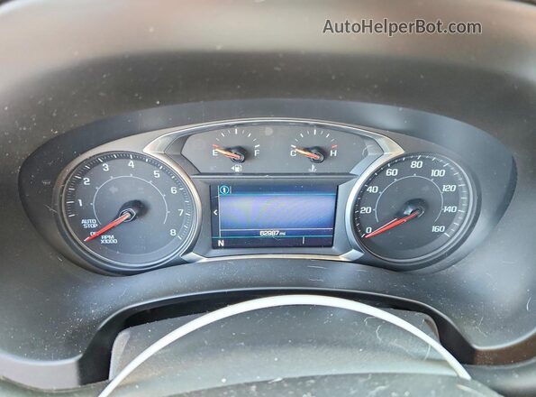 3GKALTEV2LL293817 2020 GMC TERRAIN Black Widok zestawu wskaźników