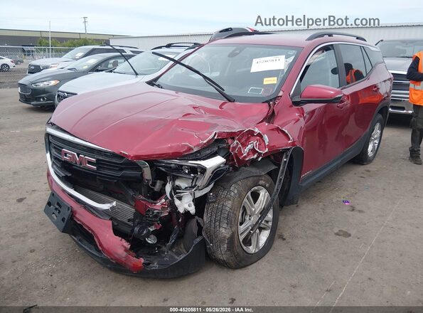 3GKALTEV2ML318135 2021 GMC TERRAIN Red Przód lewy