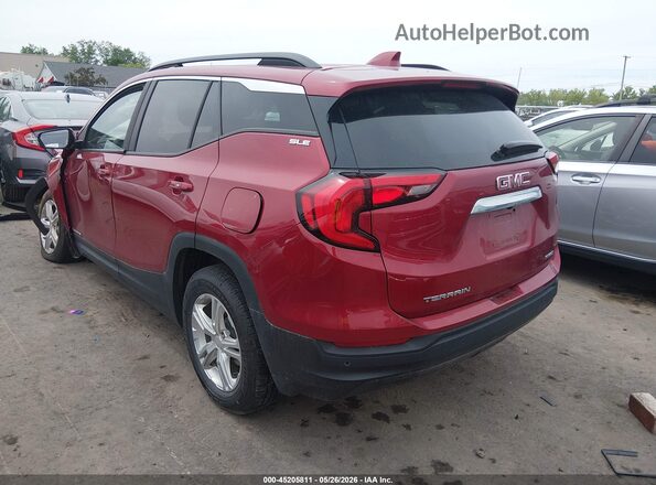 3GKALTEV2ML318135 2021 GMC TERRAIN Red Tył lewy