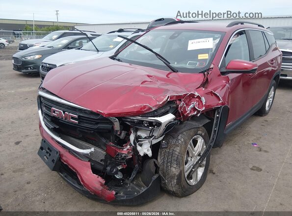 3GKALTEV2ML318135 2021 GMC TERRAIN Red Widok z przodu