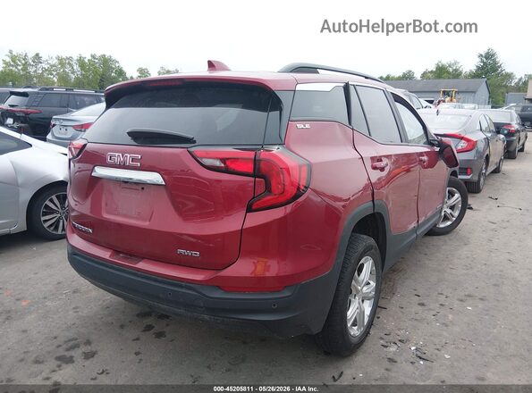 3GKALTEV2ML318135 2021 GMC TERRAIN Red Tył prawy