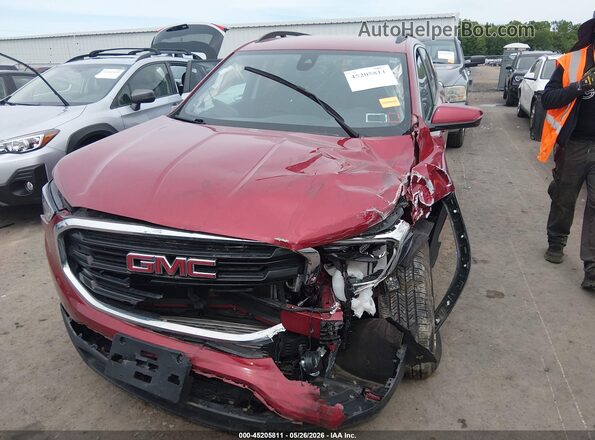 3GKALTEV2ML318135 2021 GMC TERRAIN Red Widok zestawu wskaźników