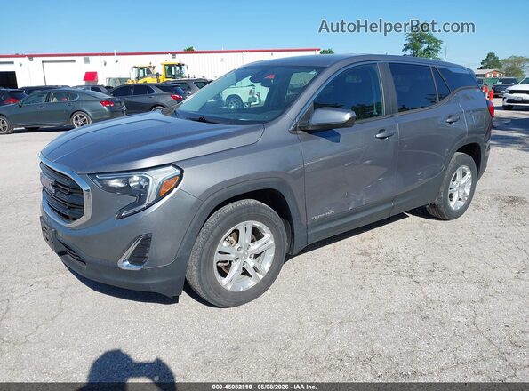 3GKALTEV3ML300792 2021 GMC TERRAIN Gray Передня ліва чверть