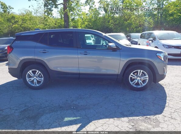 3GKALTEV3ML300792 2021 GMC TERRAIN Gray Панорамний вид салону 360°