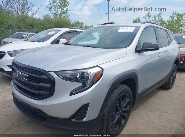 3GKALTEV4LL343391 2020 GMC TERRAIN Silver Front left
