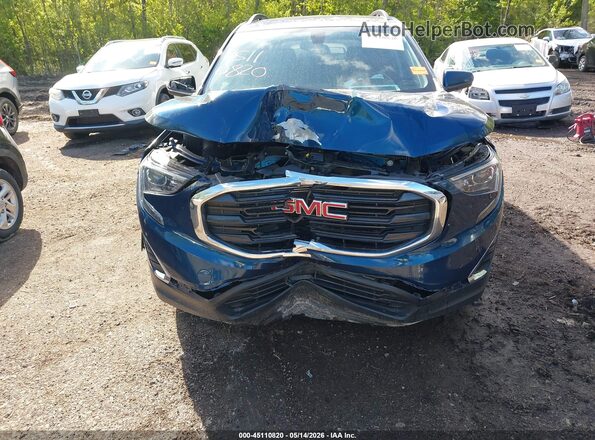 3GKALTEV5KL281434 2019 GMC TERRAIN Blue Вид спереду