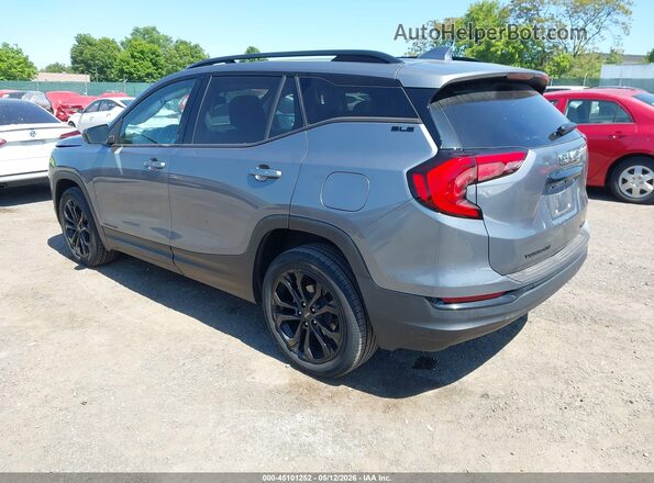 3GKALTEV6ML366012 2021 GMC TERRAIN Gray Задня ліва чверть