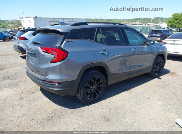 3GKALTEV6ML366012 2021 GMC TERRAIN Gray Задня права чверть