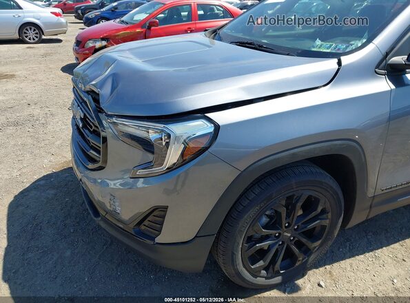 3GKALTEV6ML366012 2021 GMC TERRAIN Gray Вид спереду