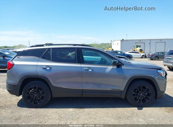 3GKALTEV6ML366012 2021 GMC TERRAIN Gray Вид задньої частини салону