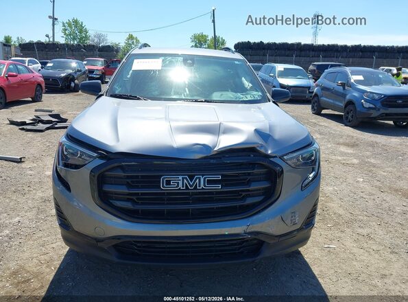 3GKALTEV6ML366012 2021 GMC TERRAIN Gray Вид щитка приладів