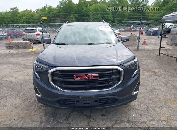 3GKALTEV7JL189062 2018 GMC TERRAIN Синий Вид задней части салона