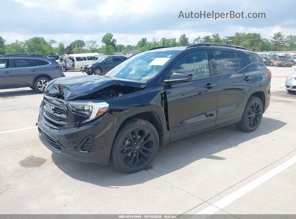 3GKALTEV7LL203884 2020 GMC TERRAIN Black Передня ліва чверть