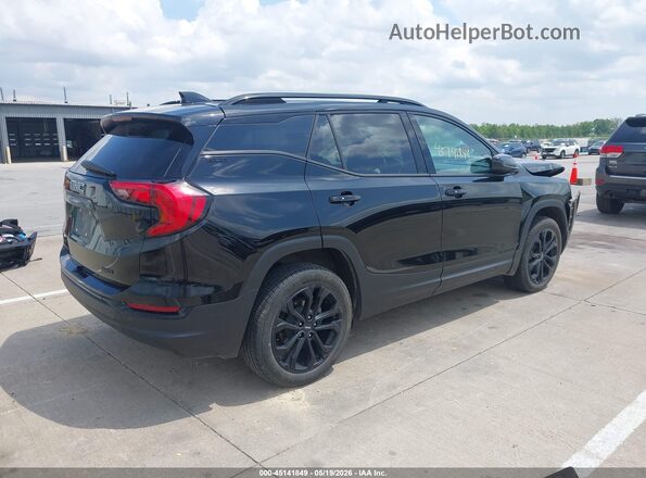 3GKALTEV7LL203884 2020 GMC TERRAIN Black Задня права чверть