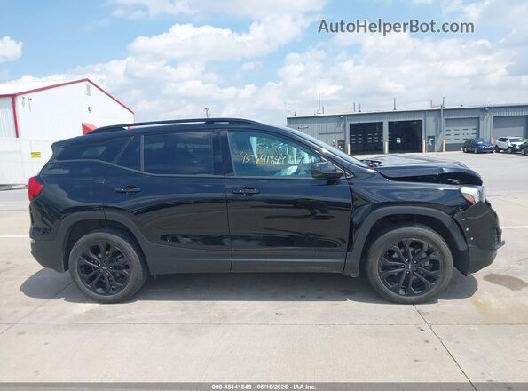 3GKALTEV7LL203884 2020 GMC TERRAIN Black Вид задньої частини салону