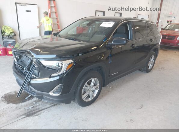 3GKALTEV8LL204414 2020 GMC TERRAIN Black Vista tres cuartos delantera izquierda