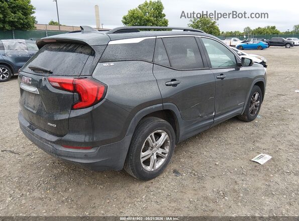 3GKALTEV9JL397816 2018 GMC TERRAIN Gray უკანა მარჯვენა