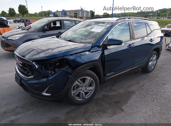 3GKALTEV9ML339998 2021 GMC TERRAIN Blue Front left