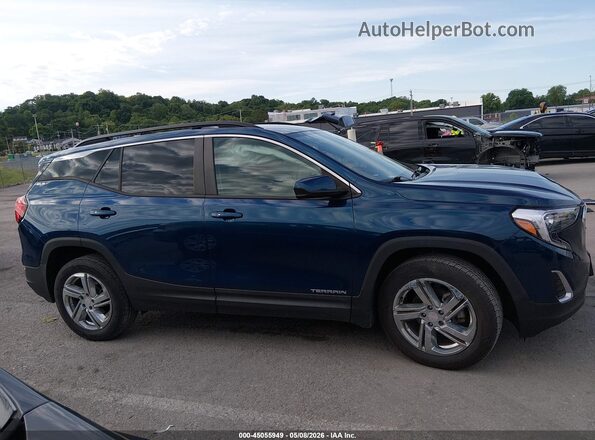 3GKALTEV9ML339998 2021 GMC TERRAIN Blue Rear interior view