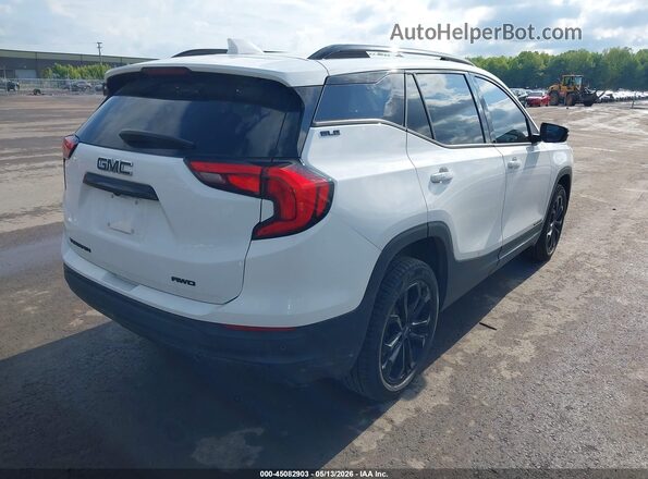 3GKALTEVXLL159766 2020 GMC TERRAIN White Trasero derecho