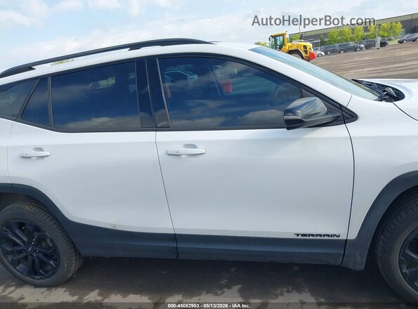3GKALTEVXLL159766 2020 GMC TERRAIN White Vista interior trasera