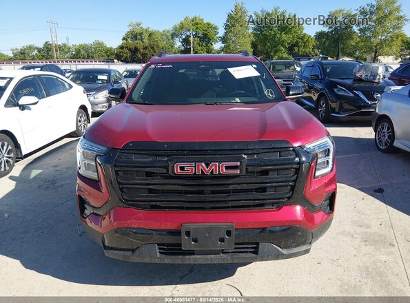 3GKALUEG7SL227432 2025 GMC TERRAIN Red Widok zestawu wskaźników