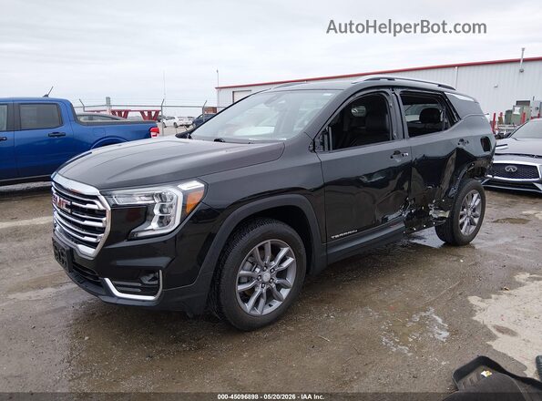 3GKALVEG2PL137554 2023 GMC TERRAIN Черный Передняя левая четверть