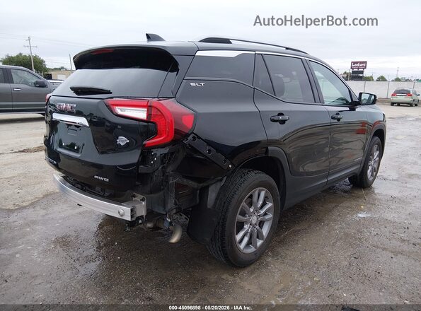 3GKALVEG2PL137554 2023 GMC TERRAIN Черный Задняя правая четверть