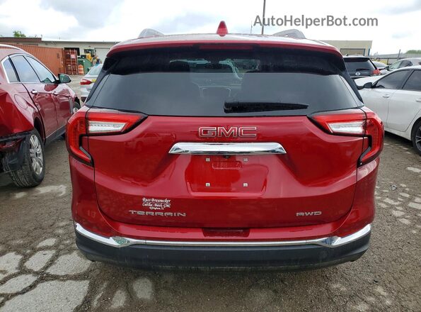 3GKALVEG3PL209216 2023 GMC TERRAIN Красный Вид сзади