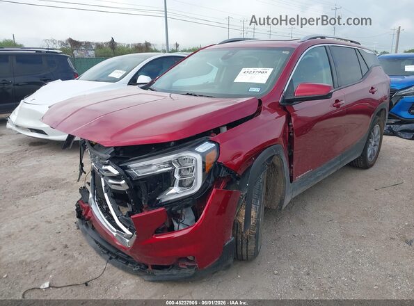 3GKALVEG3RL260573 2024 GMC TERRAIN Red Vista tres cuartos delantera izquierda
