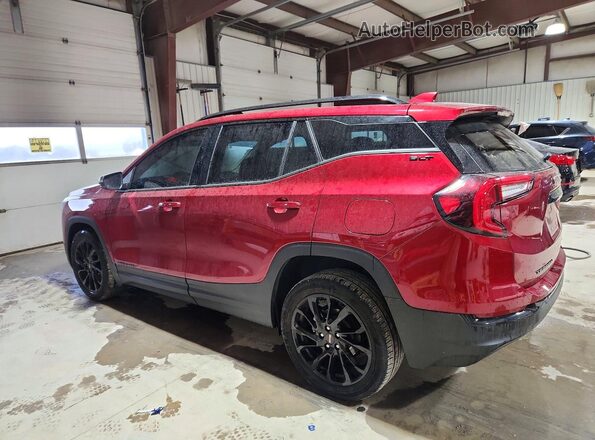 3GKALVEG3RL356428 2024 GMC TERRAIN Burgundy უკანა მარცხენა