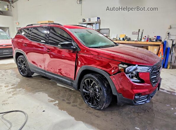3GKALVEG3RL356428 2024 GMC TERRAIN Burgundy წინა მარჯვენა
