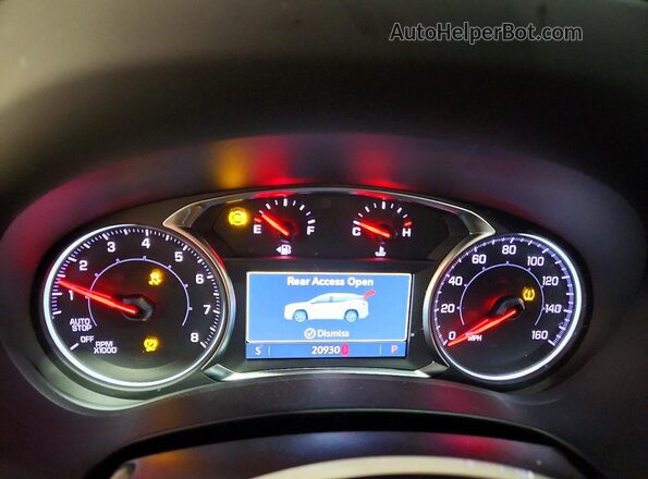 3GKALVEG3RL356428 2024 GMC TERRAIN Burgundy ხელსაწყოთა პანელის ხედი