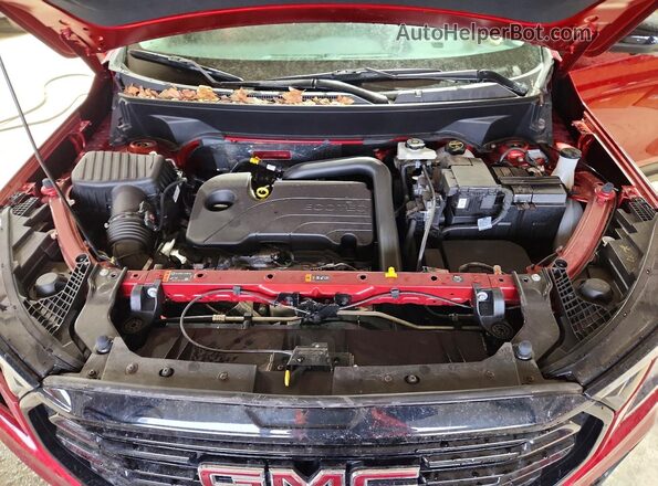 3GKALVEG3RL356428 2024 GMC TERRAIN Burgundy ძრავის განყოფილების ხედი