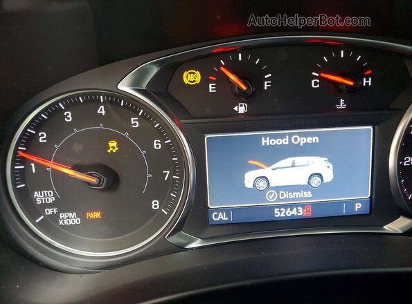 3GKALVEG5RL166579 2024 GMC TERRAIN White Instrument cluster view