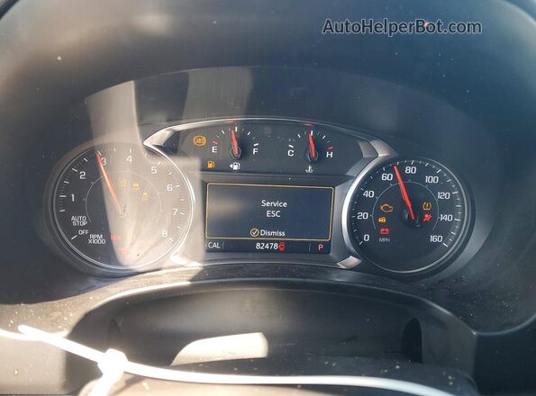 3GKALVEG6RL153372 2024 GMC TERRAIN White Widok zestawu wskaźników
