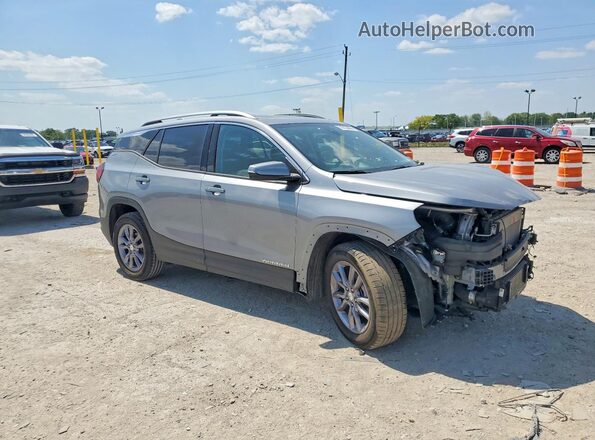 3GKALVEG7RL112863 2024 GMC TERRAIN Gray Front right