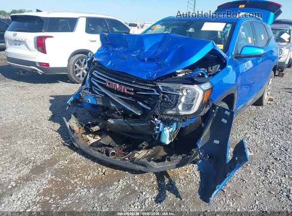3GKALVEG7RL166261 2024 GMC TERRAIN Blue Դիմացի տեսք