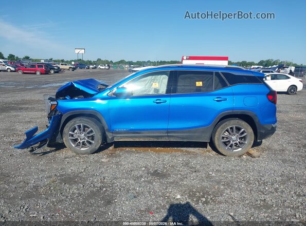 3GKALVEG7RL166261 2024 GMC TERRAIN Blue Սալոնի 360 աստիճան տեսք